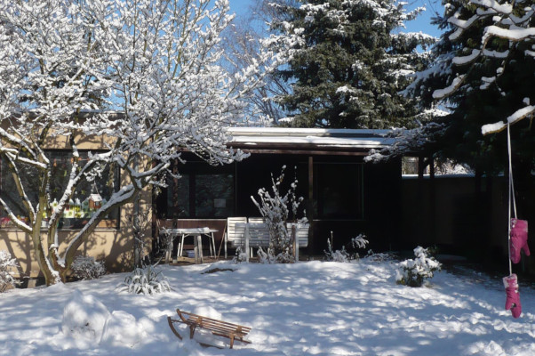 Garten im Winter